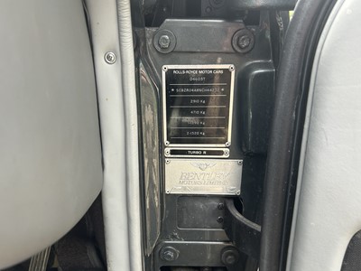 Lot 62 - 1992 Bentley Turbo R Saloon