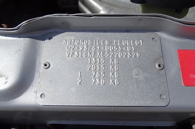 Lot 73 - 1998 Peugeot 106 XR Quicksilver