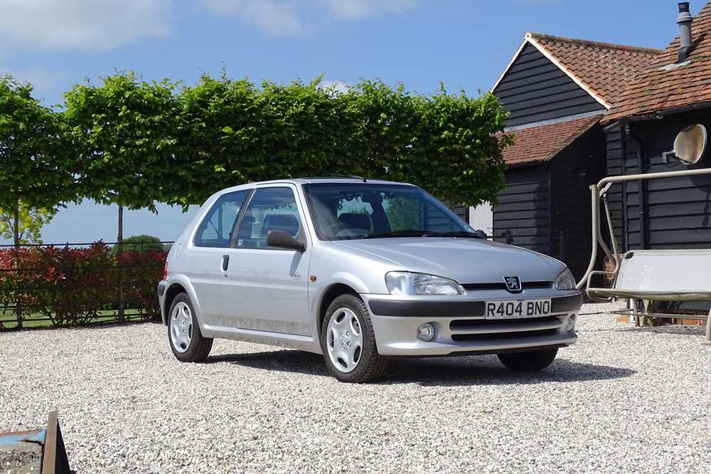 Lot 73 - 1998 Peugeot 106 XR Quicksilver