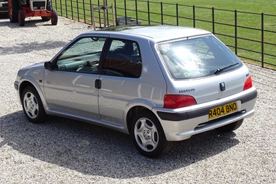Lot 73 - 1998 Peugeot 106 XR Quicksilver