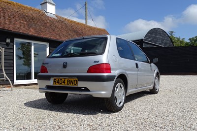 Lot 73 - 1998 Peugeot 106 XR Quicksilver