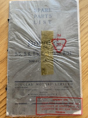 Lot 333 - c.1916 Douglas Model B