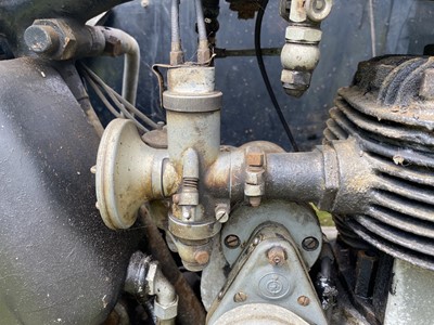 Lot 385 - c.1948 Norton Big Four with Swallow Commando sidecar