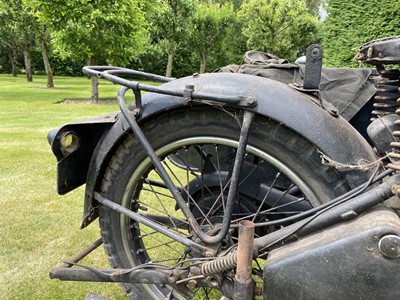 Lot 385 - c.1948 Norton Big Four with Swallow Commando sidecar