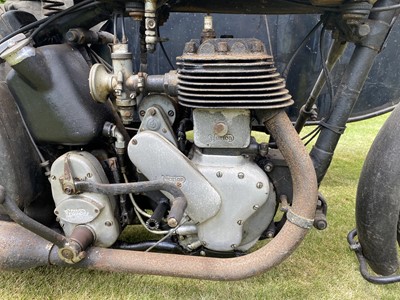 Lot 385 - c.1948 Norton Big Four with Swallow Commando sidecar