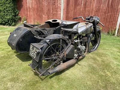 Lot 385 - c.1948 Norton Big Four with Swallow Commando sidecar