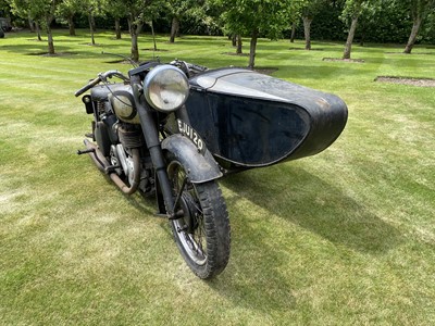 Lot 385 - c.1948 Norton Big Four with Swallow Commando sidecar