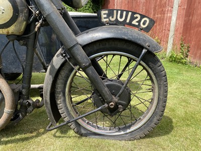 Lot 385 - c.1948 Norton Big Four with Swallow Commando sidecar