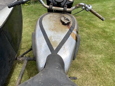 Lot 385 - c.1948 Norton Big Four with Swallow Commando sidecar