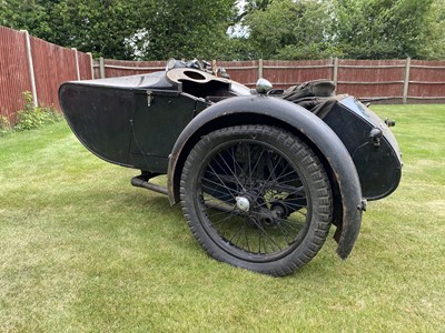Lot 385 - c.1948 Norton Big Four with Swallow Commando sidecar