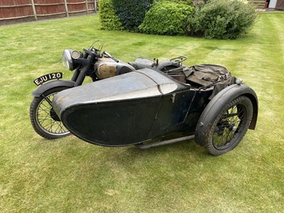 Lot 385 - c.1948 Norton Big Four with Swallow Commando sidecar