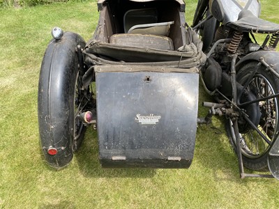 Lot 385 - c.1948 Norton Big Four with Swallow Commando sidecar
