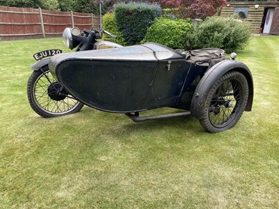 Lot 385 - c.1948 Norton Big Four with Swallow Commando sidecar