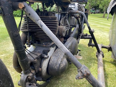 Lot 385 - c.1948 Norton Big Four with Swallow Commando sidecar