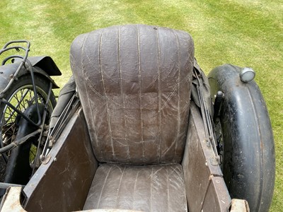 Lot 385 - c.1948 Norton Big Four with Swallow Commando sidecar