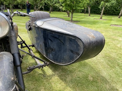 Lot 385 - c.1948 Norton Big Four with Swallow Commando sidecar