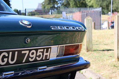 Lot 1970 BMW 2800CS E9