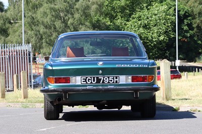 Lot 1970 BMW 2800CS E9