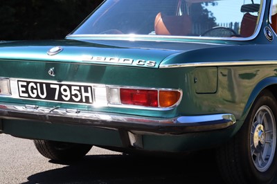 Lot 1970 BMW 2800CS E9