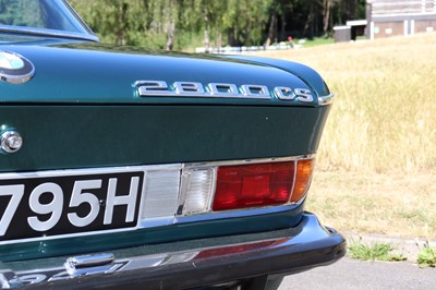 Lot 1970 BMW 2800CS E9