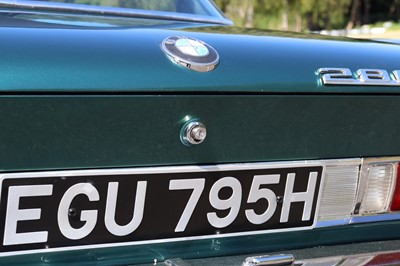 Lot 1970 BMW 2800CS E9