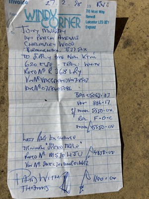 Lot 377 - 1998 KTM LC4 620