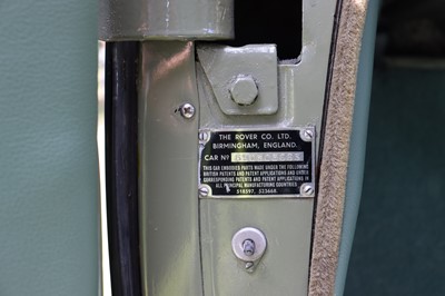 Lot 116 - 1961 Rover P4 100