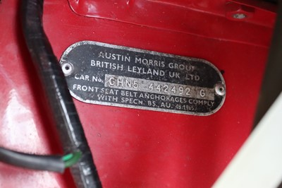 Lot 70 - 1977 MG B Roadster