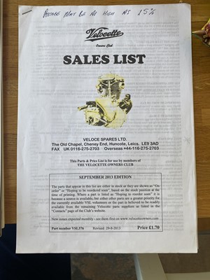 Lot 372 - 1938 Velocette GTP