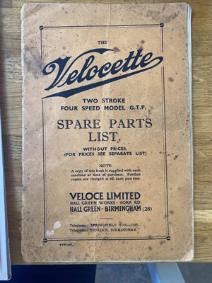 Lot 372 - 1938 Velocette GTP