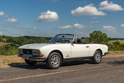 Lot 1977 Peugeot 504 V6 Cabriolet