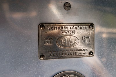 Lot 1913 Delage Type AI Sports Tourer