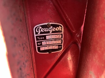 Lot 110 - c.1957 Peugeot S57C