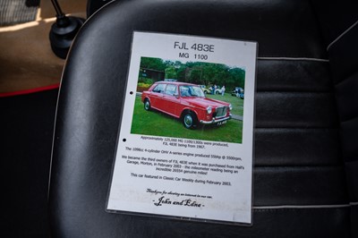 Lot 2 - 1967 MG 1100