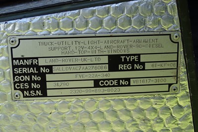 Lot 128 - 1987 Land Rover Defender