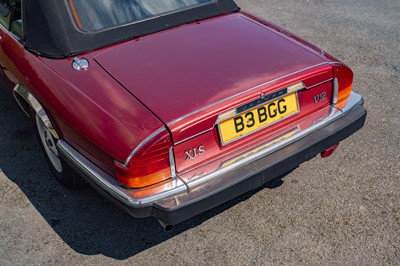 Lot 100 - 1988 Jaguar XJ-S Convertible