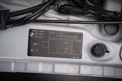 Lot 73 - 1999 BMW Z3M Coupe