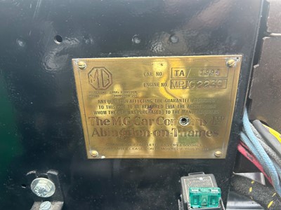 Lot 82 - 1937 MG TA