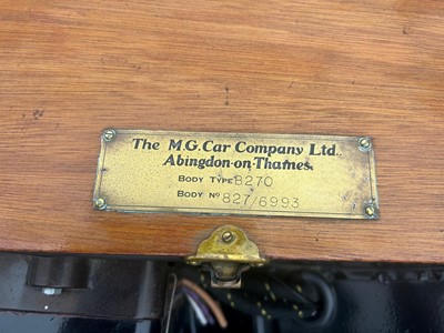 Lot 82 - 1937 MG TA
