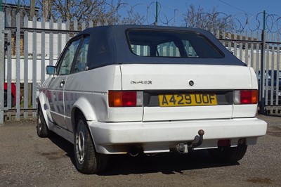 Lot 64 - 1984 Volkswagen Golf GTi Cabriolet