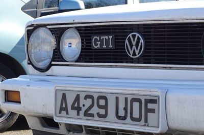 Lot 64 - 1984 Volkswagen Golf GTi Cabriolet