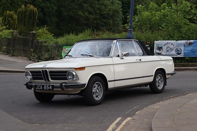 Lot 13 - 1973 BMW 2002 Baur Cabriolet