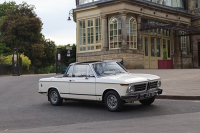 Lot 13 - 1973 BMW 2002 Baur Cabriolet