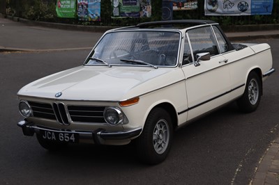 Lot 13 - 1973 BMW 2002 Baur Cabriolet