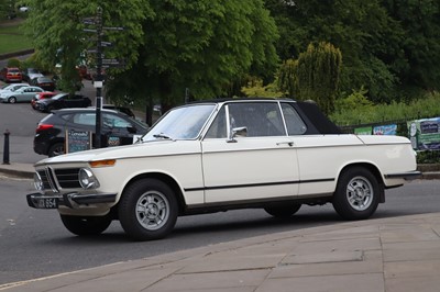 Lot 13 - 1973 BMW 2002 Baur Cabriolet