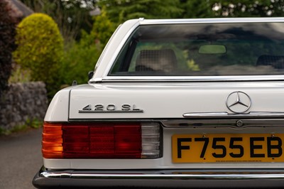 Lot 75 - 1988 Mercedes-Benz 420 SL