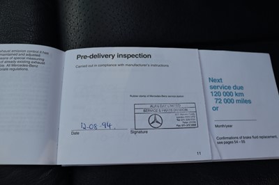 Lot 52 - 1994 Mercedes-Benz C250D