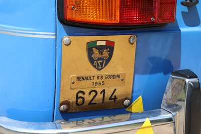 Lot 6 - 1965 Renault 8 Gordini R1134