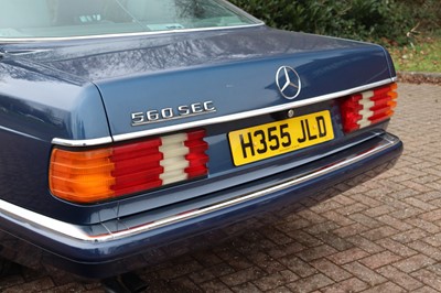 Lot 79 - 1990 Mercedes-Benz 560 SEC