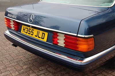 Lot 79 - 1990 Mercedes-Benz 560 SEC